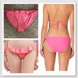 Salmon peach bathing Suit bikini bottom size XL